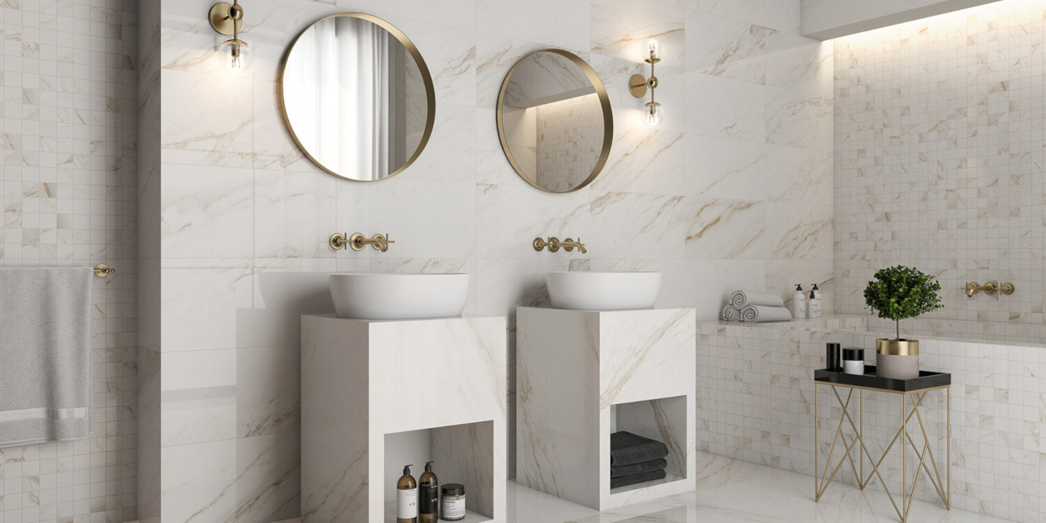 DOLCERAMIC MALLA HERA WHITE MOSAIC 30X30