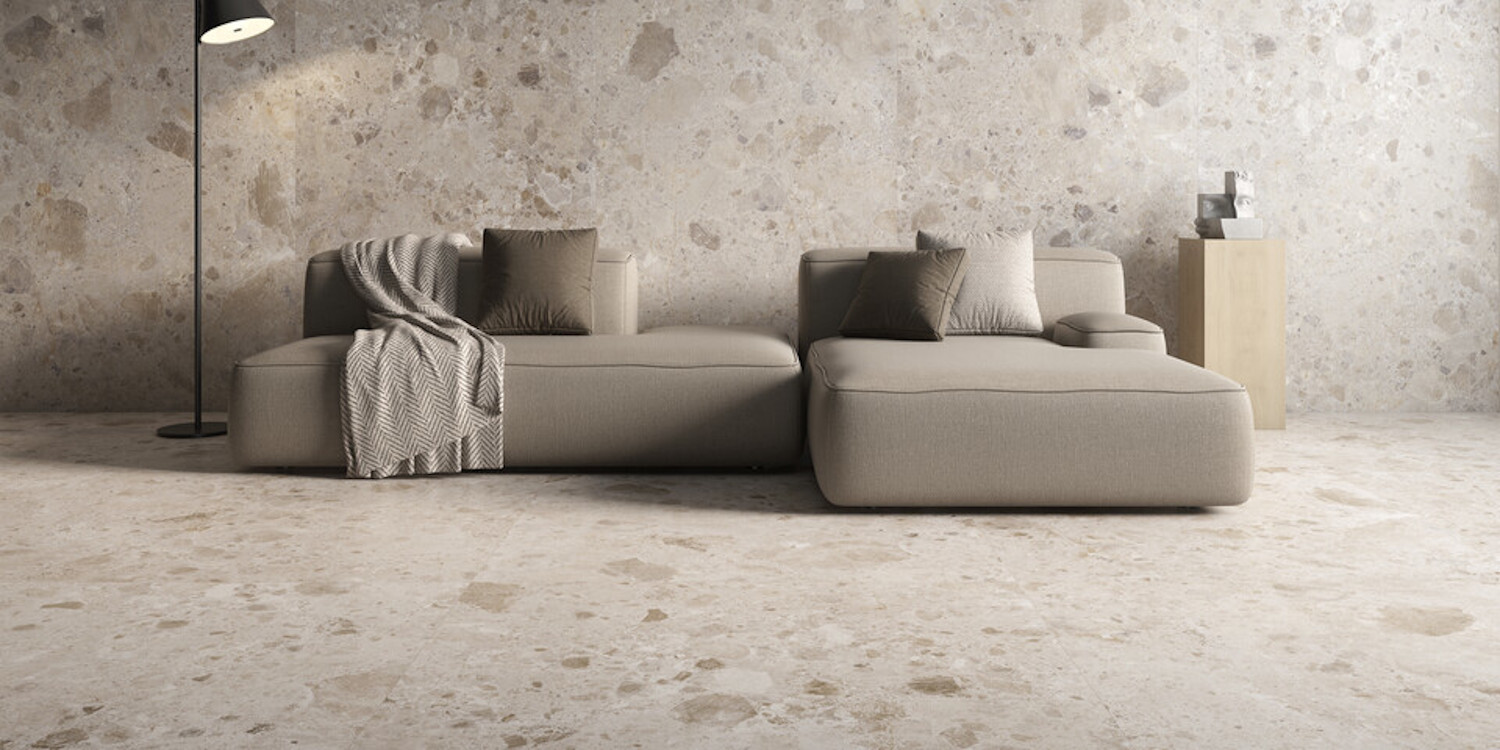 DOLCERAMIC PETRA TAUPE  120X280 RECTIFICADO