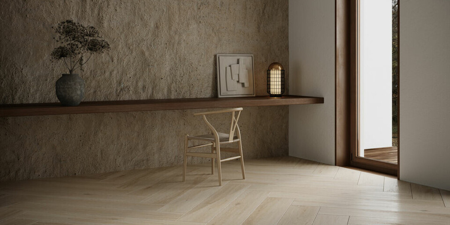 DOLCERAMIC SL SHERWOOD OAK PORCELANICO RECTIFICADO 25X150