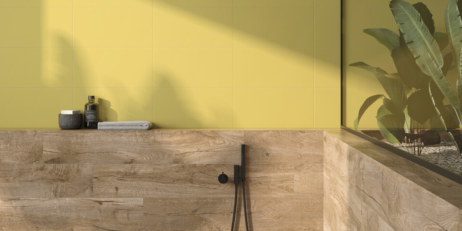 DOLCERAMIC SL TRENDY MUSTARD PASTA BLANCA 25X50