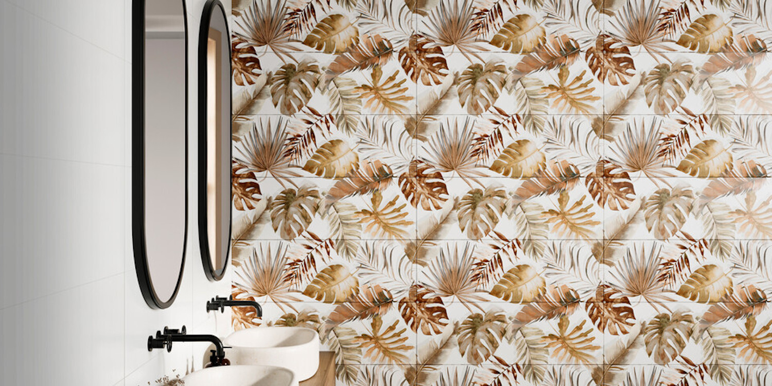 DOLCERAMIC XS VOGUE FLORA A WARM RECTIFICADO 30X90