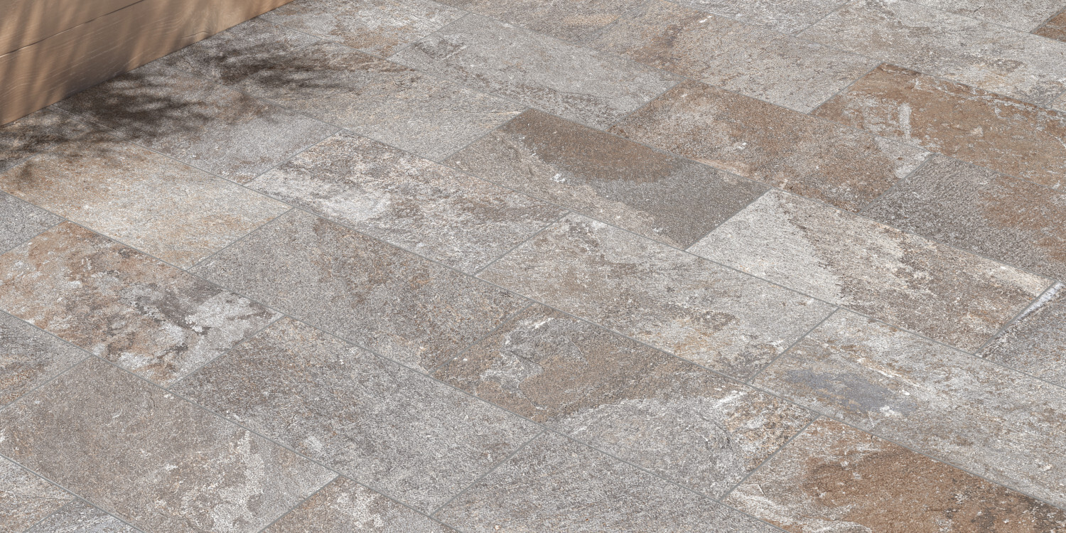 20X40 EXTERNA QUARZITE RUST GREY NAT