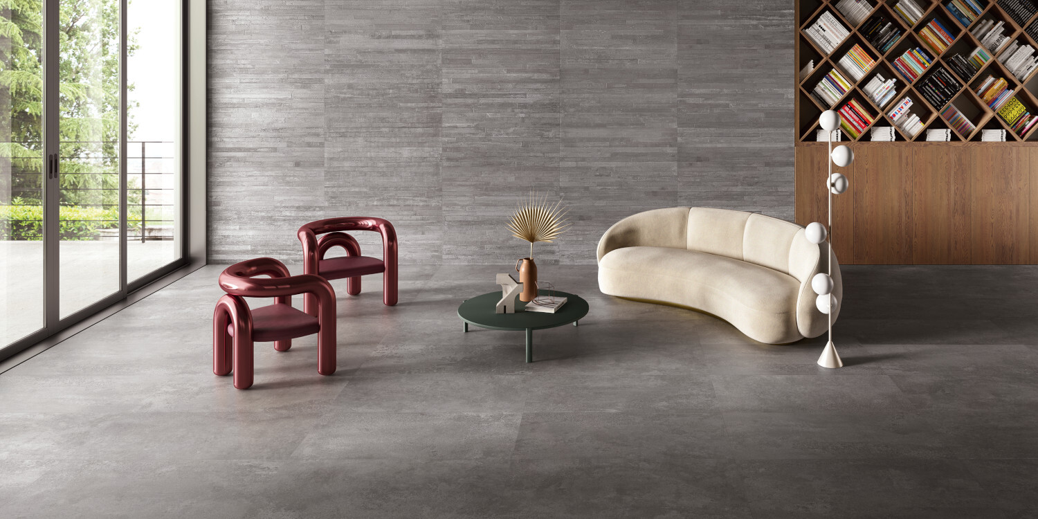 60X120 RE-PLAY CONCRETE RECUPERO GREY NAT RT