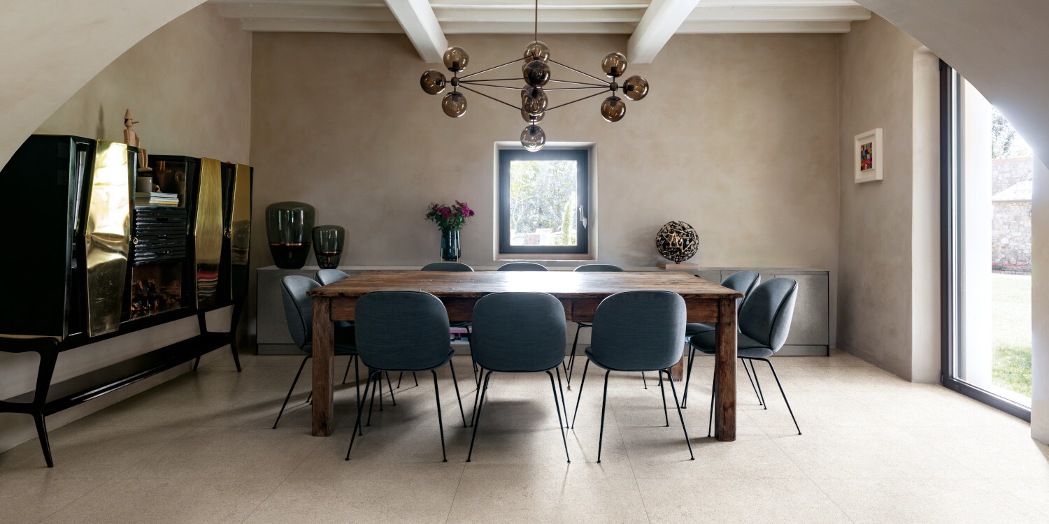 SENSI WHITE FOSSIL 80x80 RECTIFICADO