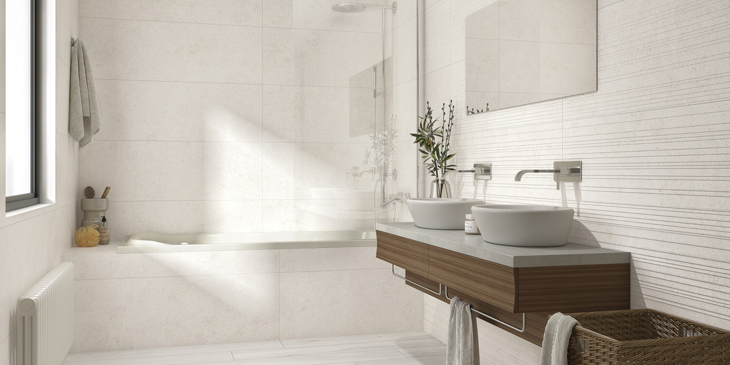 MUSE 7 WHITE 40X120X0,7 CM.