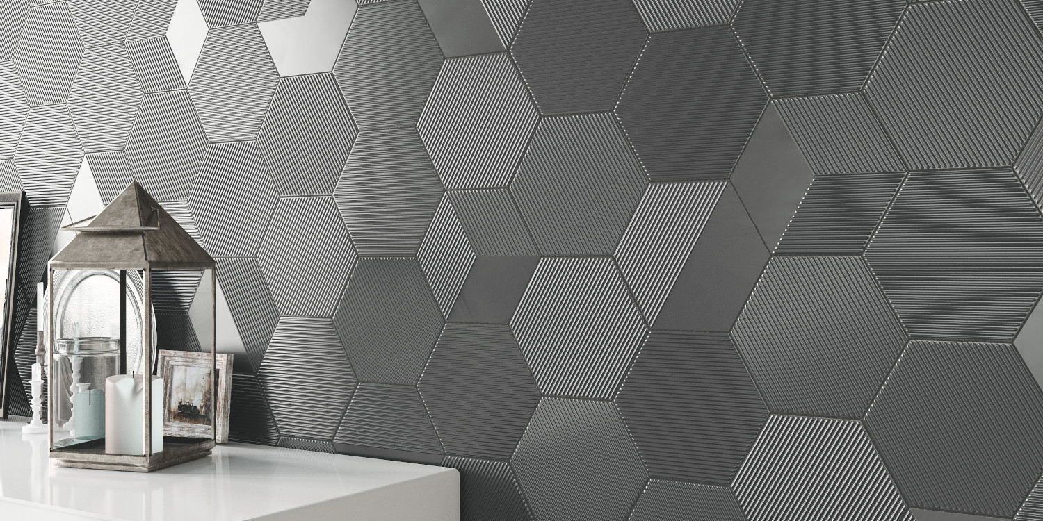 118558 MINI HEXA CANALE STEEL 15X17.3 CM.