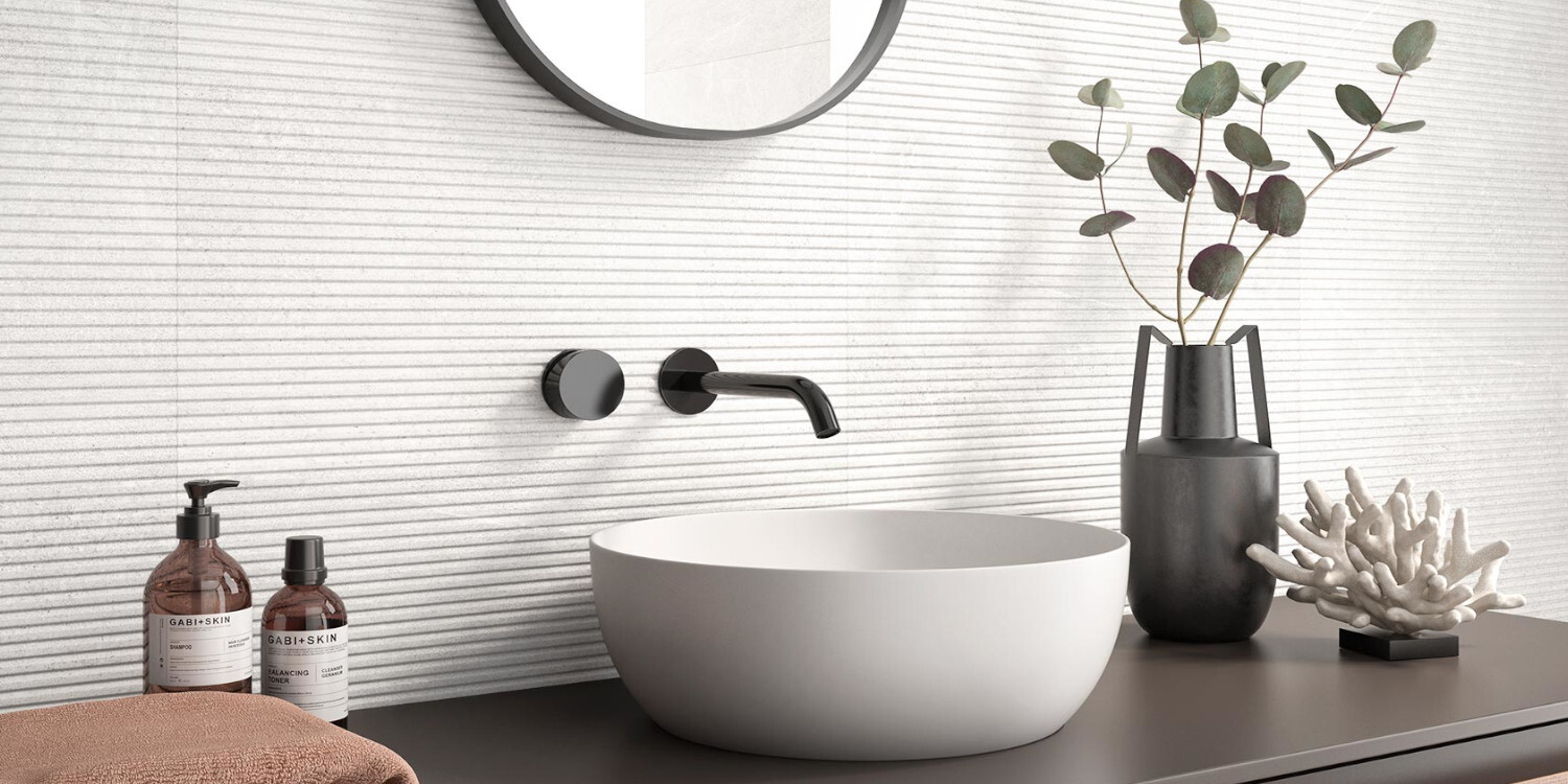 DOLCERAMIC BURLINGTON WB DEC WHITE 29,5X59,5 MATE RECTIFICAD