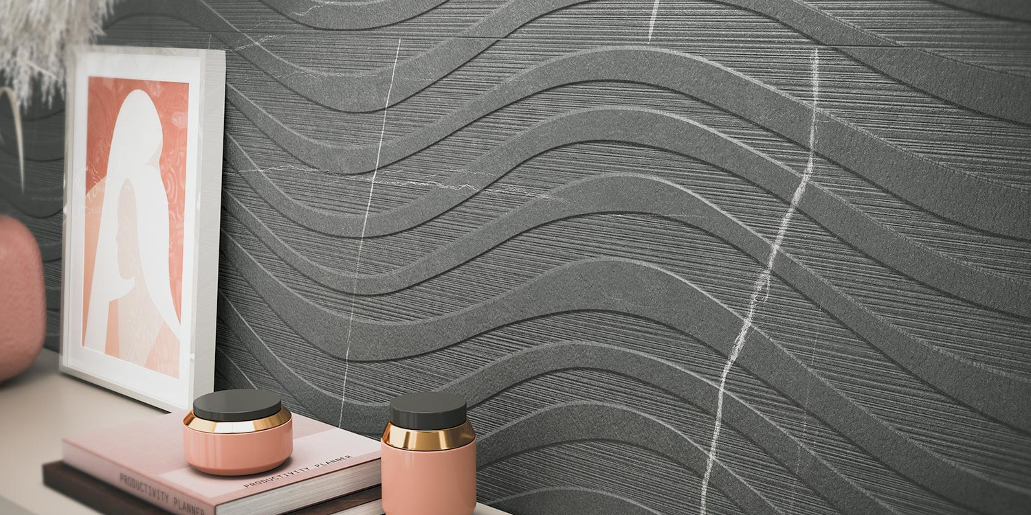 DOLCERAMIC KAIROS DECOR GRAPHITE 59,5X119,2 MATE RECTIFICADO