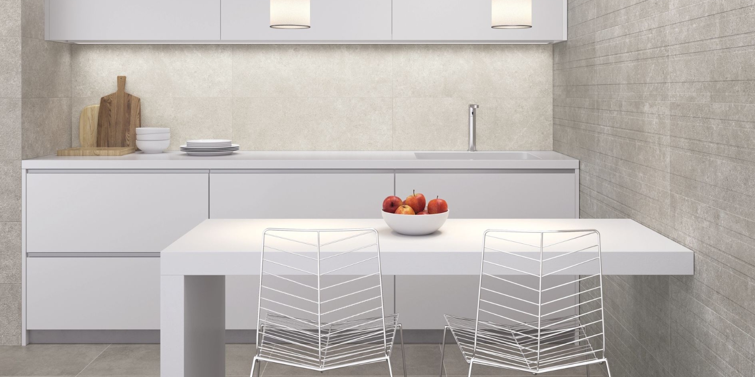 ICON PEARL 30X90 RECTIFICADO_ICON GREY 60X60 RECTIFICADO_QUEENSLAND GREY 30X90 RECTIFICADO