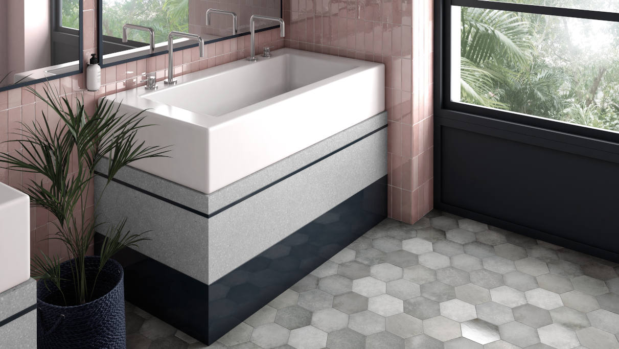 ARTISAN ROSE MALLOW 6,5X20 , HERITAGE SHADOW 17,5X20