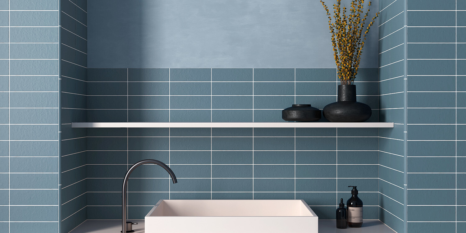 KALMA DEEP BLUE MATT 6X18,6