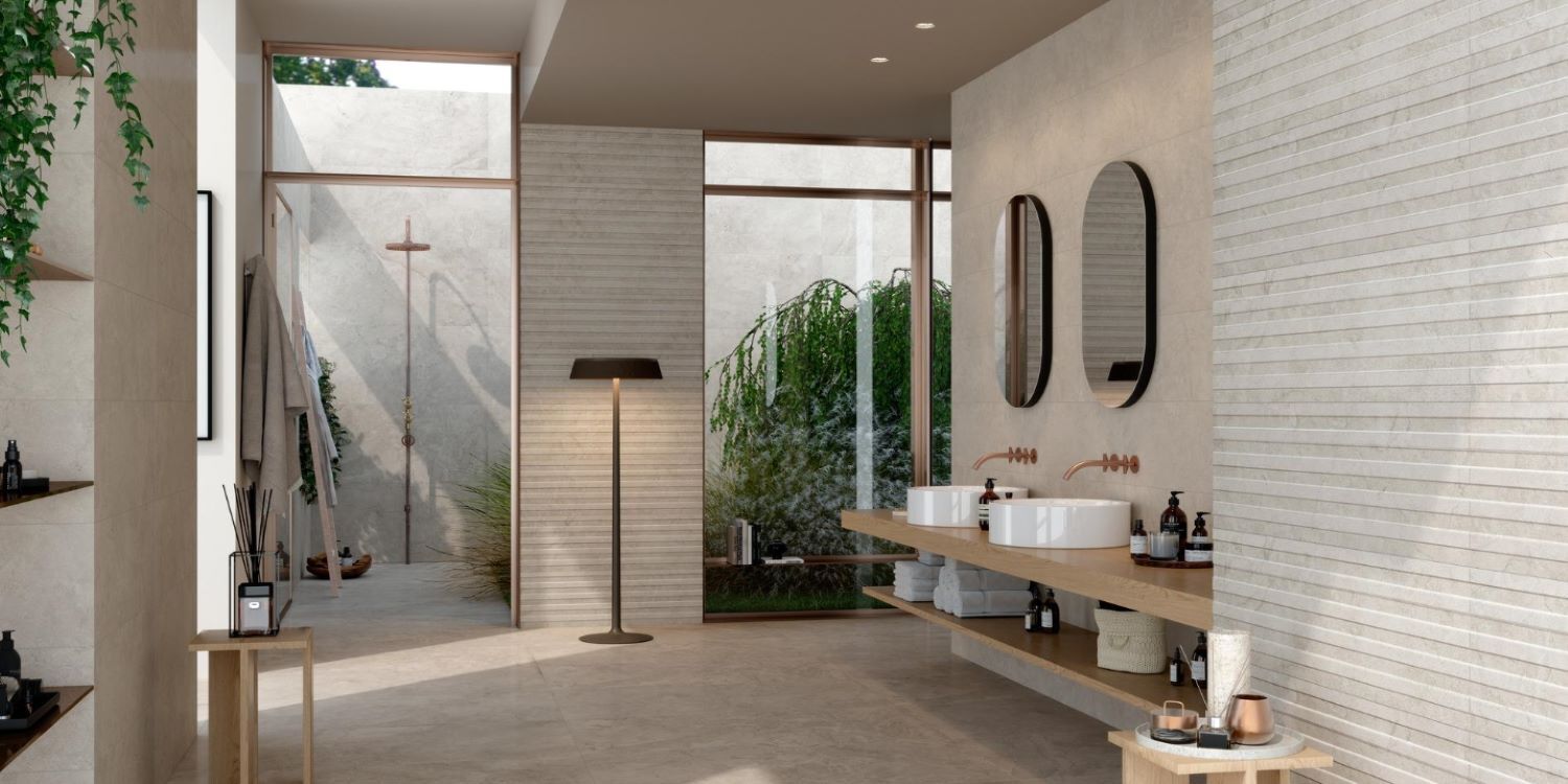 ALBA GREIGE WALLTONE 30X90 ESTRUCTURADO