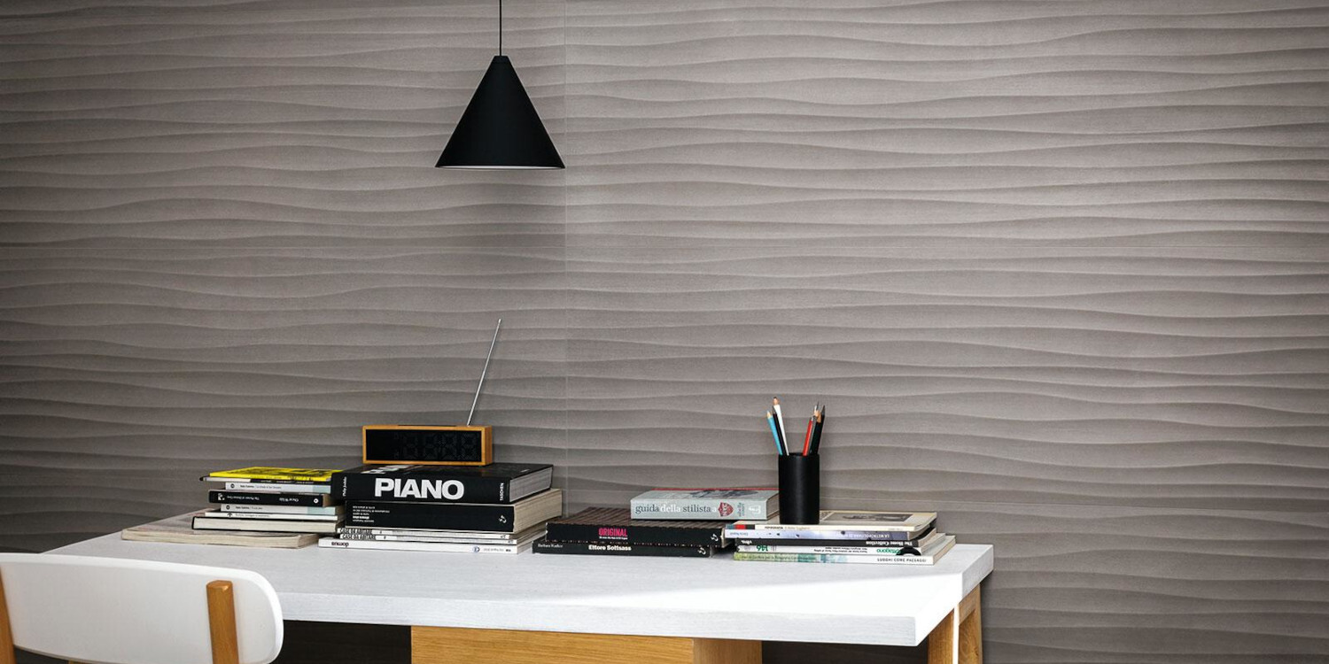 MATERIKA WAVE 3D ANTRACITE 40X120