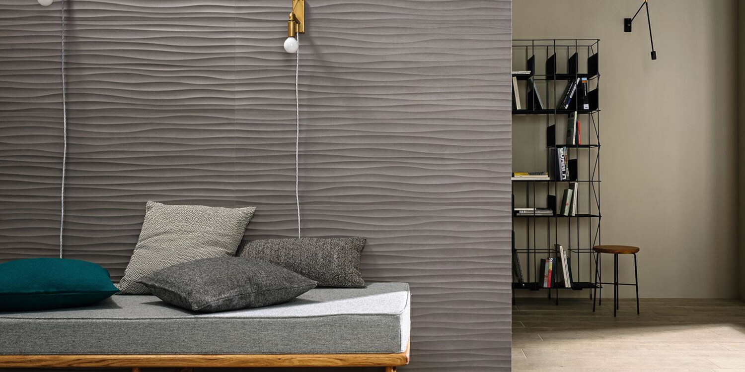 MATERIKA WAVE 3D ANTRACITE 40X120