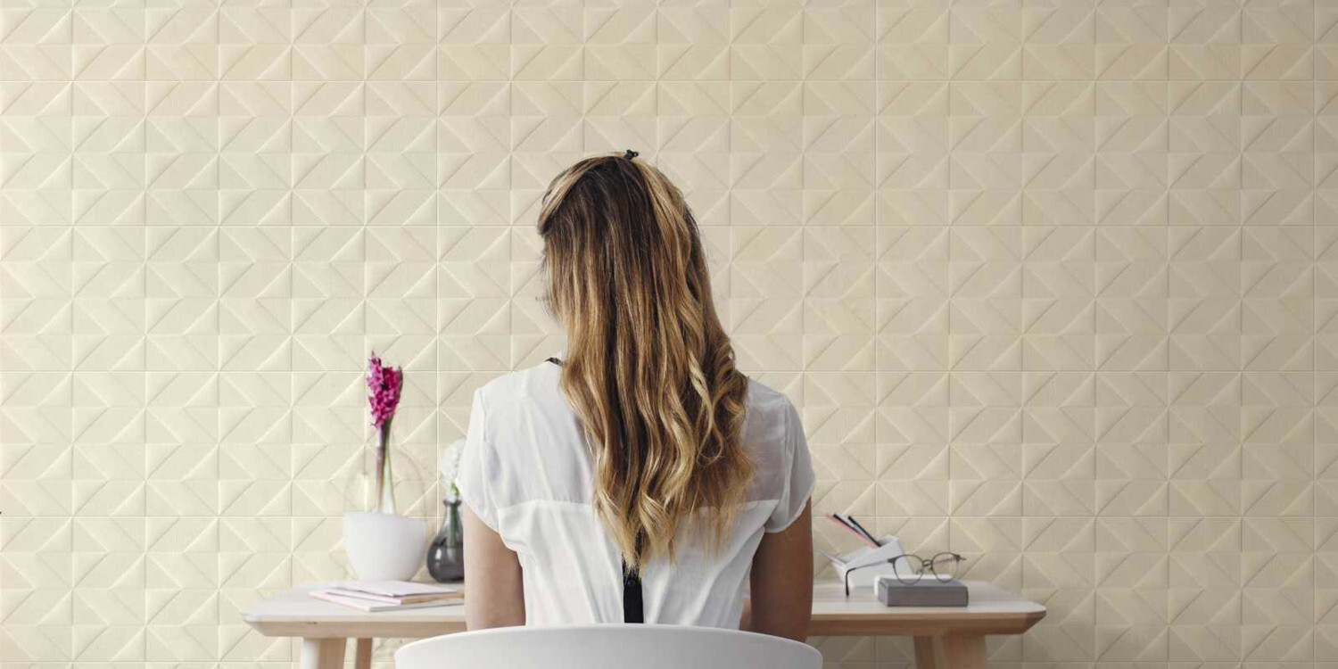 OUTFIT IVORY STRUTTURA 3D TETRIS 25X76