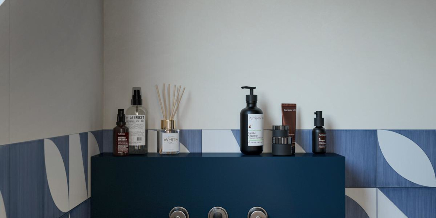 SCENARIO DECORO MIX BLU 20X20