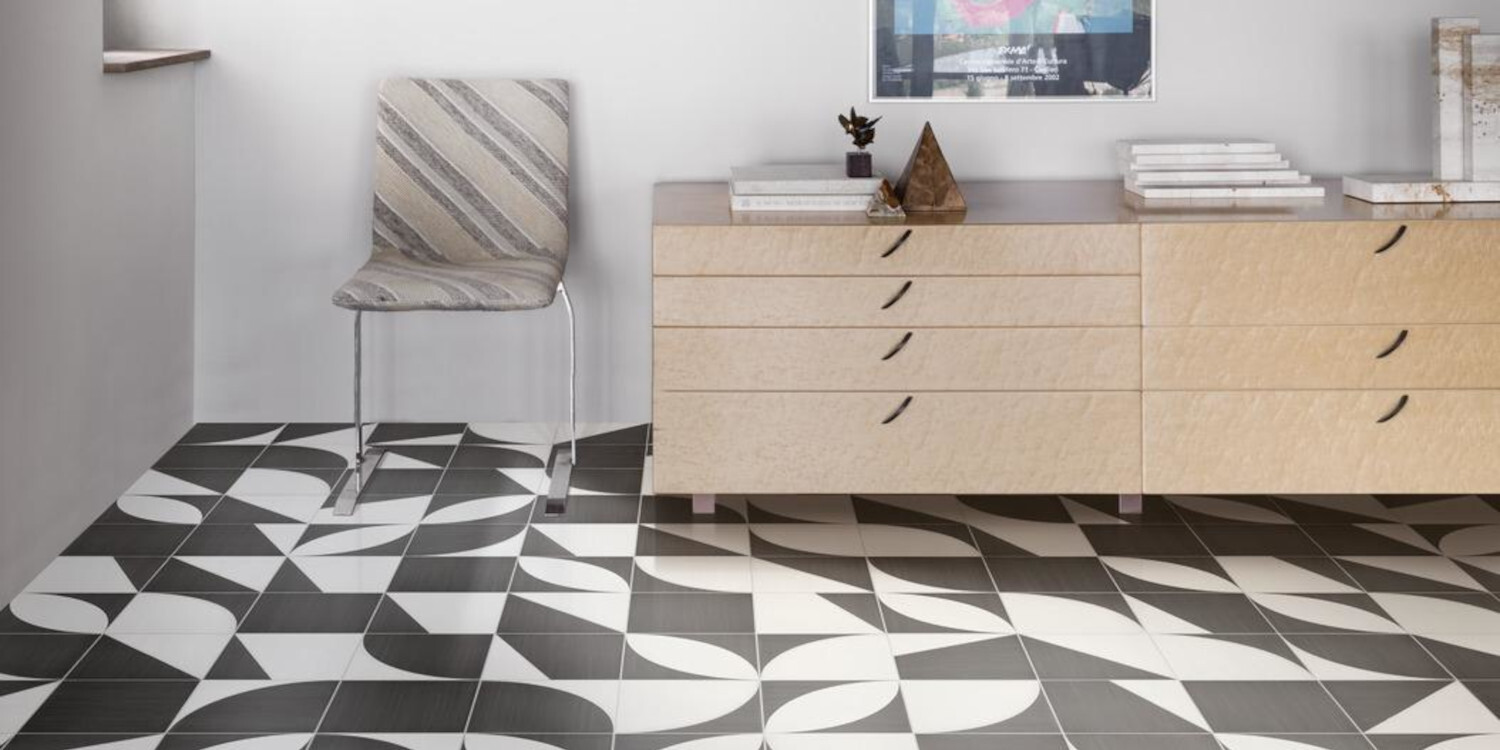 SCENARIO DECORO MIX NERO 20X20